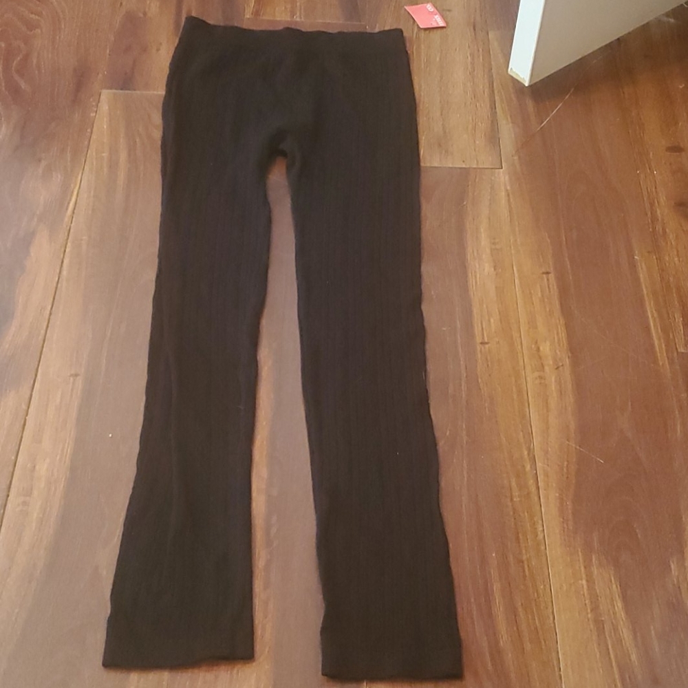 Mix & Co. Black cable knit Leggings size S